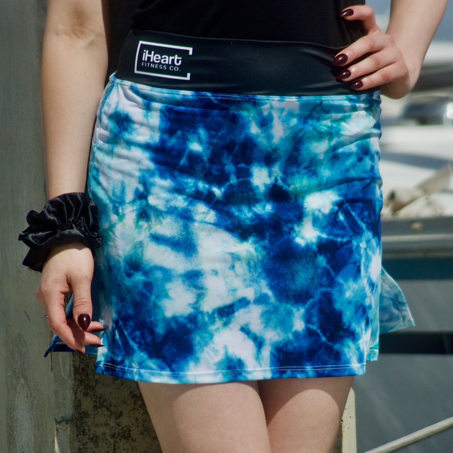 tiedye skort for activewear