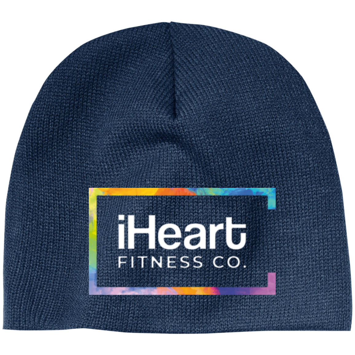 navy blue beanie for athletes - iheartfitness