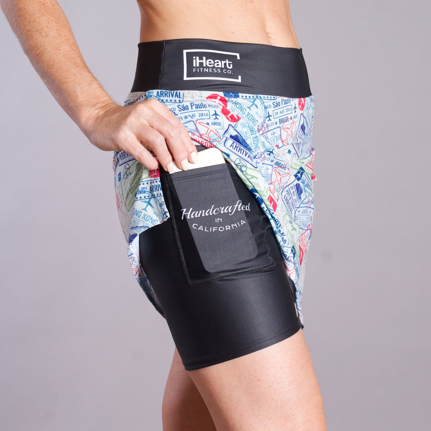 women's skort for travel with pocket