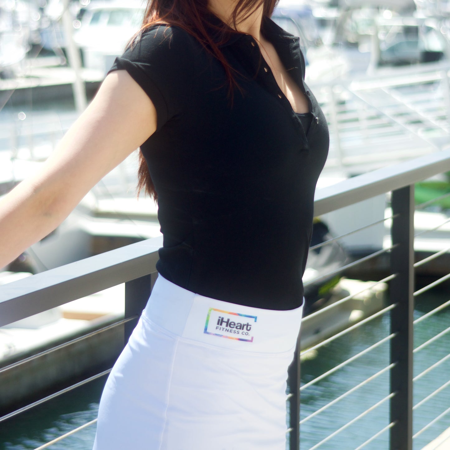 plus size white skort