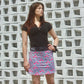 The Floral Leopard Skort