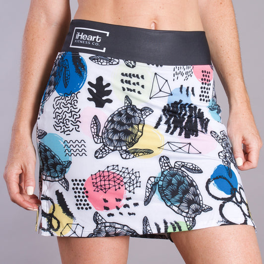 The Trippy Turtle Skort