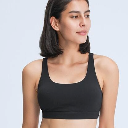 The Pro Black Sports Bra by iHeart Fitness Co – iheartfitco