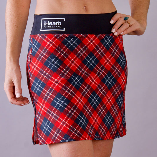 The Red Plaid Skort for Women
