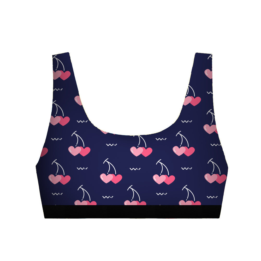 The CherryHearts U-Back Bralette by W&S