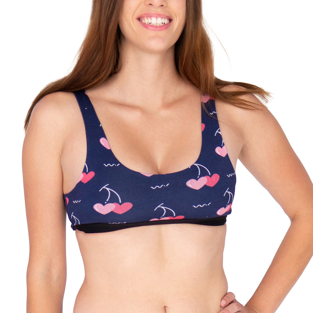 The CherryHearts U-Back Bralette by W&S