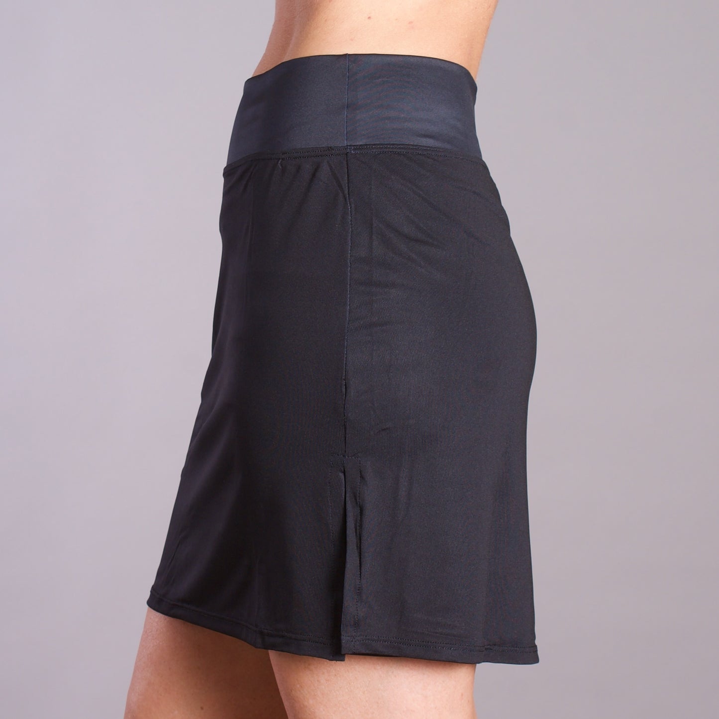 black golf skort