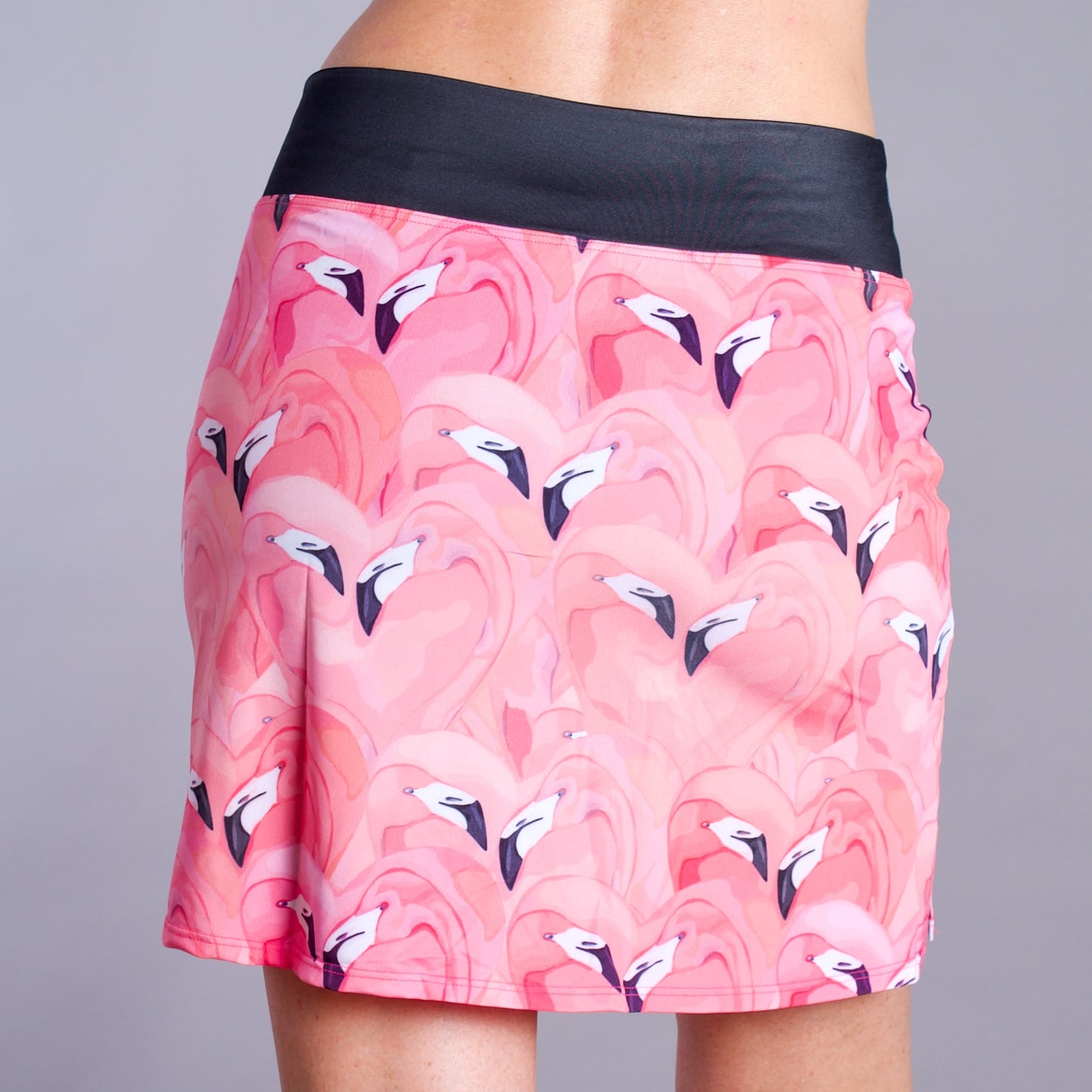 pink flamingo skort for women